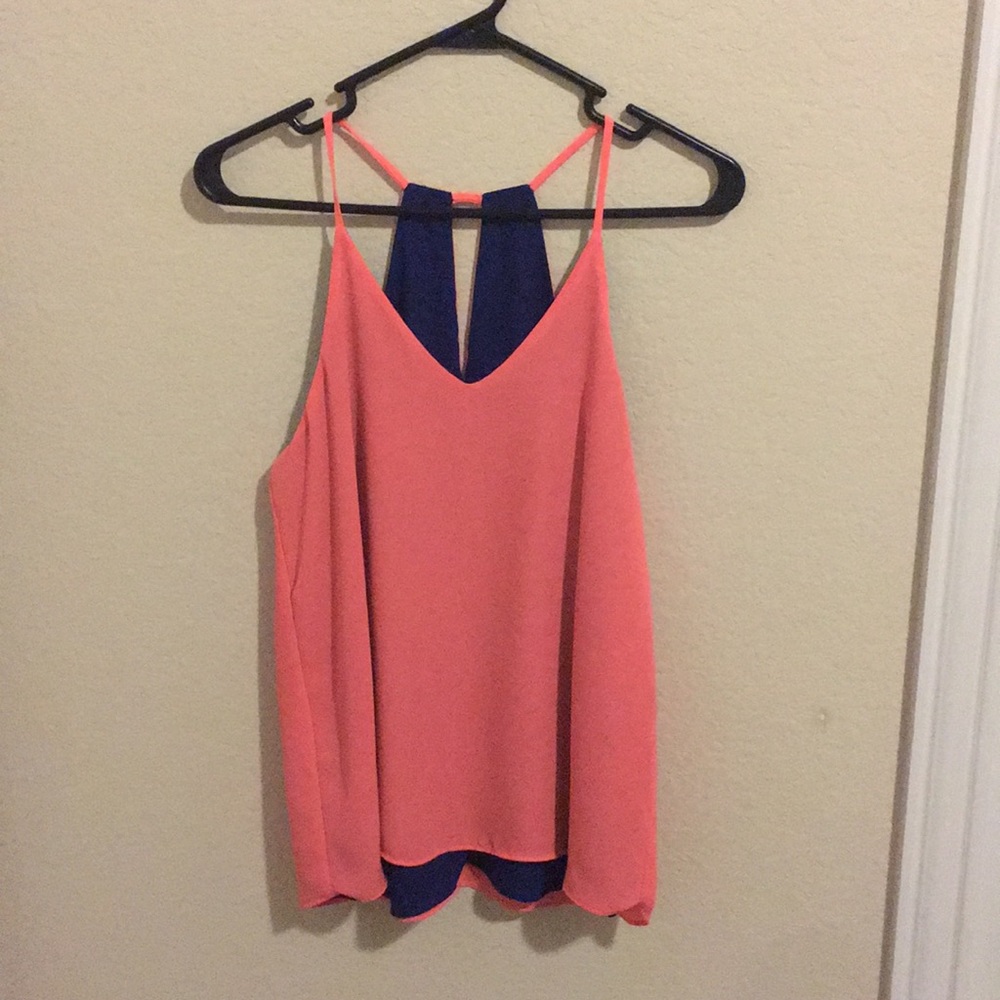 Unbranded reversable spaghetti strap blouse
